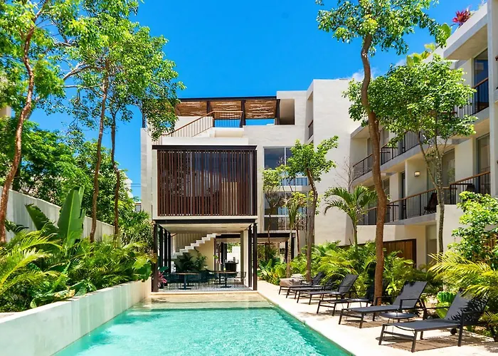 New Luxury 2brbath With Private Pool Heart Of La Veleta Apartment Tulum